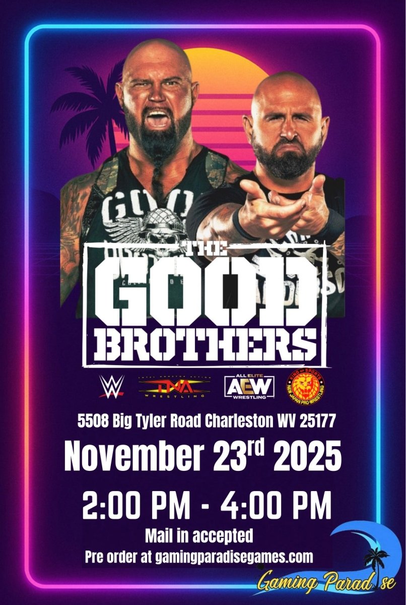 In Person Meet & Greets and Online Signings - Gaming Paradise