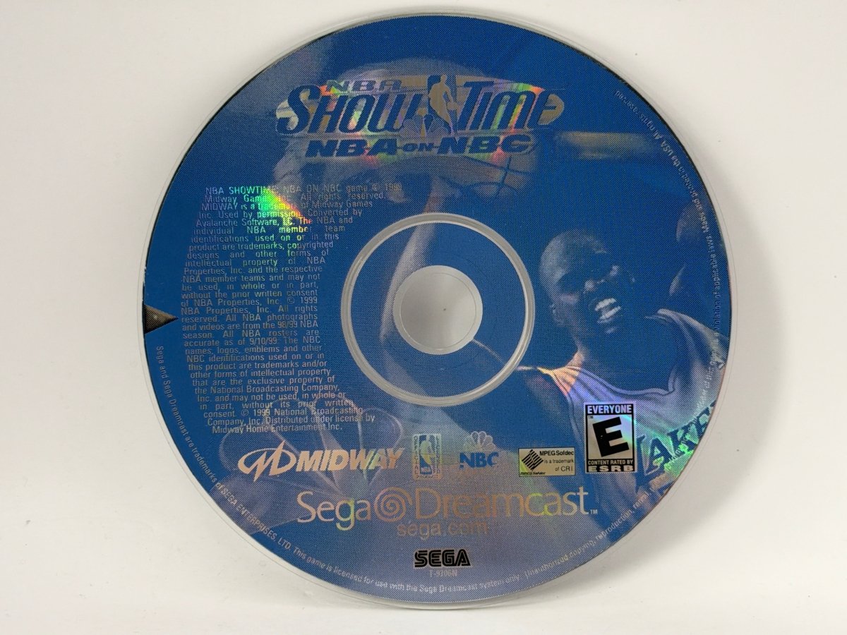 NBA Showtime CL01 (Disc Only) Sega Dreamcast