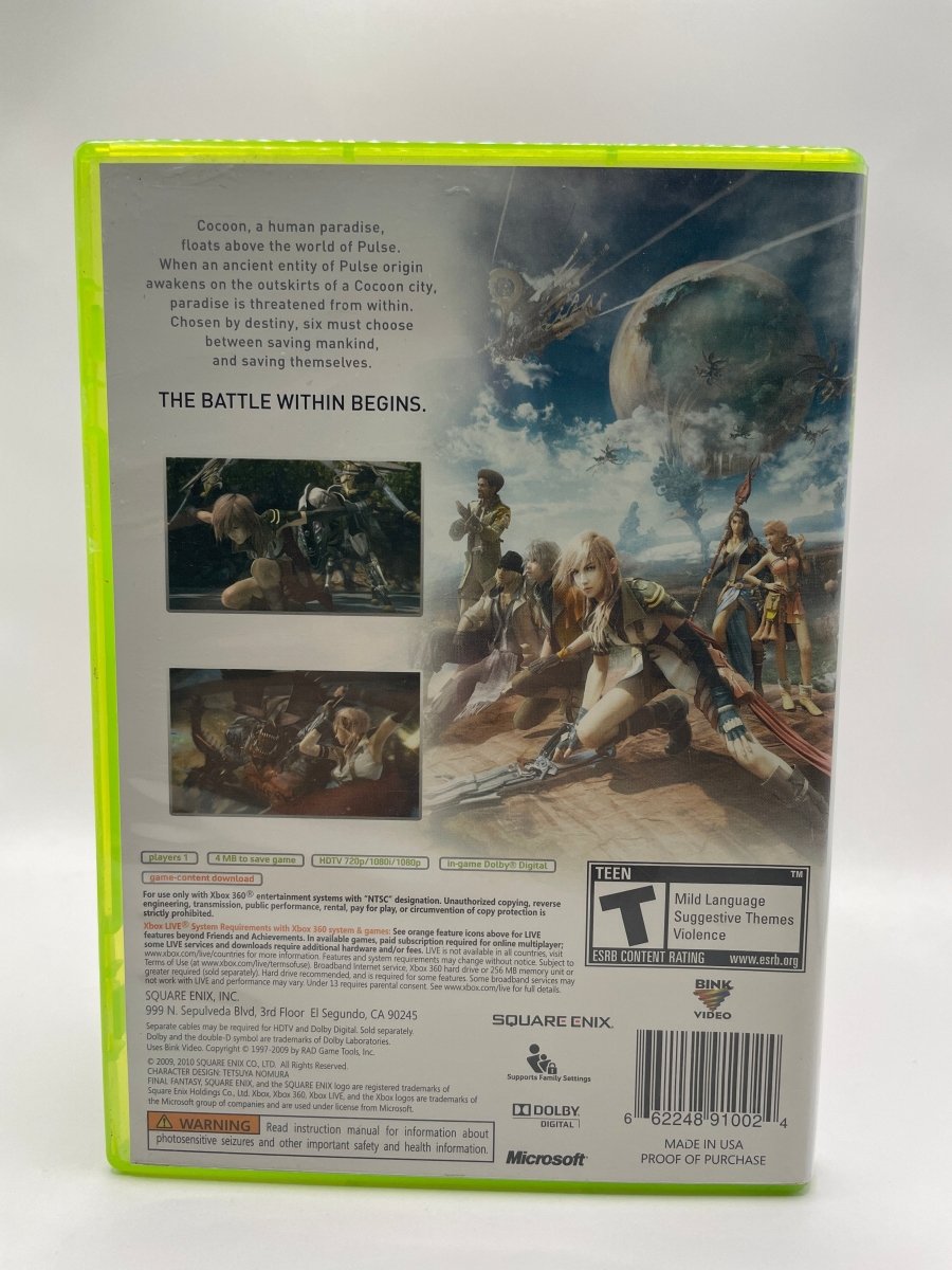 Final Fantasy XIII CL01 (CIB) Xbox 360