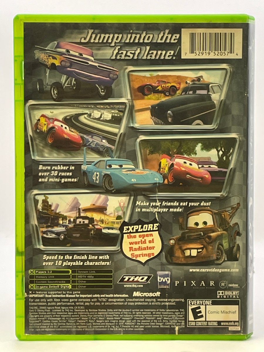 Cars CL02 (CIB) Original Xbox