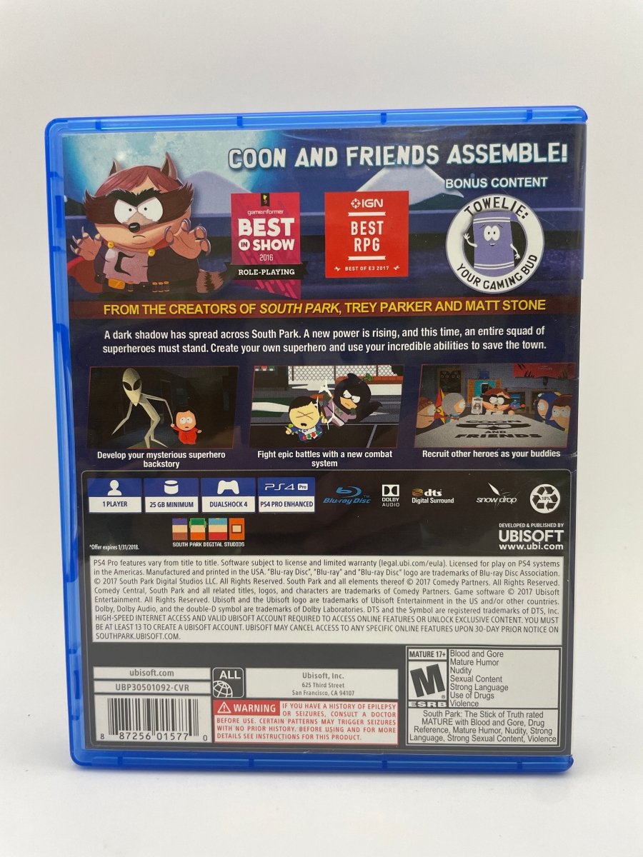South Park: The Fractured But Whole CL01 (CIB) PlayStation 4