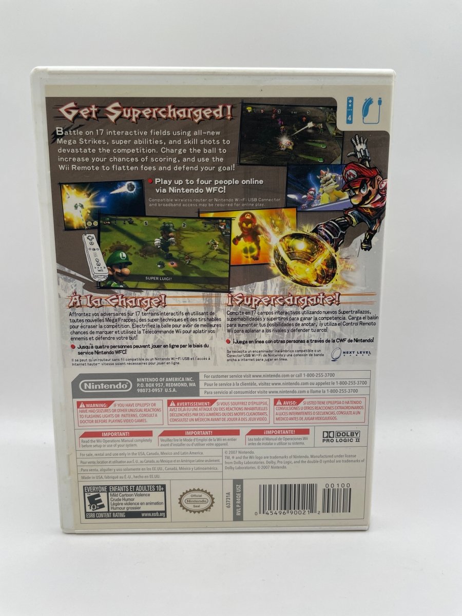 Mario Strikers Charged CL01 (Missing Manual) Nintendo Wii