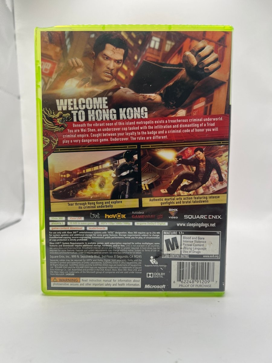 Sleeping Dogs CL01 (CIB) Xbox One
