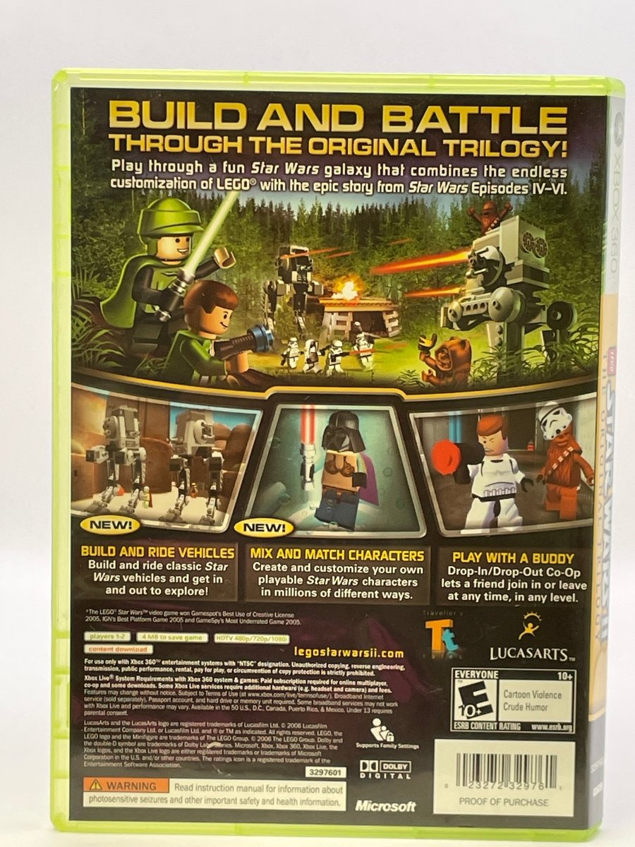 LEGO Star Wars II Original Trilogy CL01 (CIB) Xbox 360