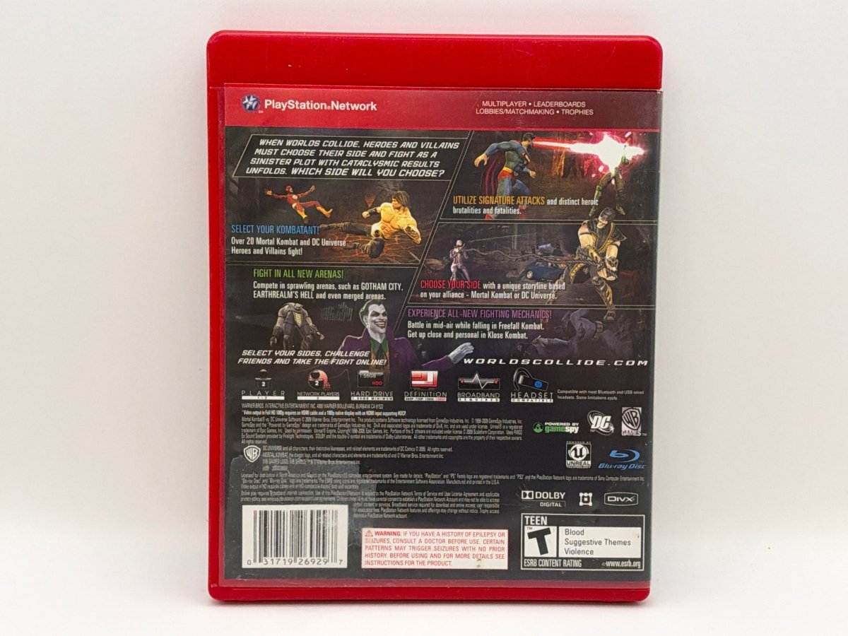 Mortal Kombat vs. DC Universe [Greatest Hits] CL01 (CIB) Playstation 3