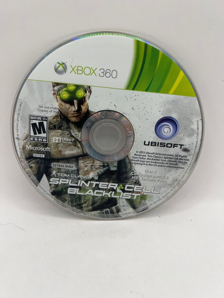 Splinter Cell: Blacklist CL02 (Disc Only) Xbox One