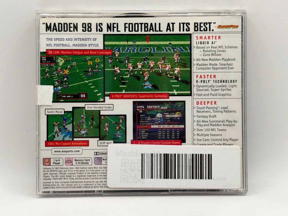 Madden 98 CL01 (CIB) Playstation One