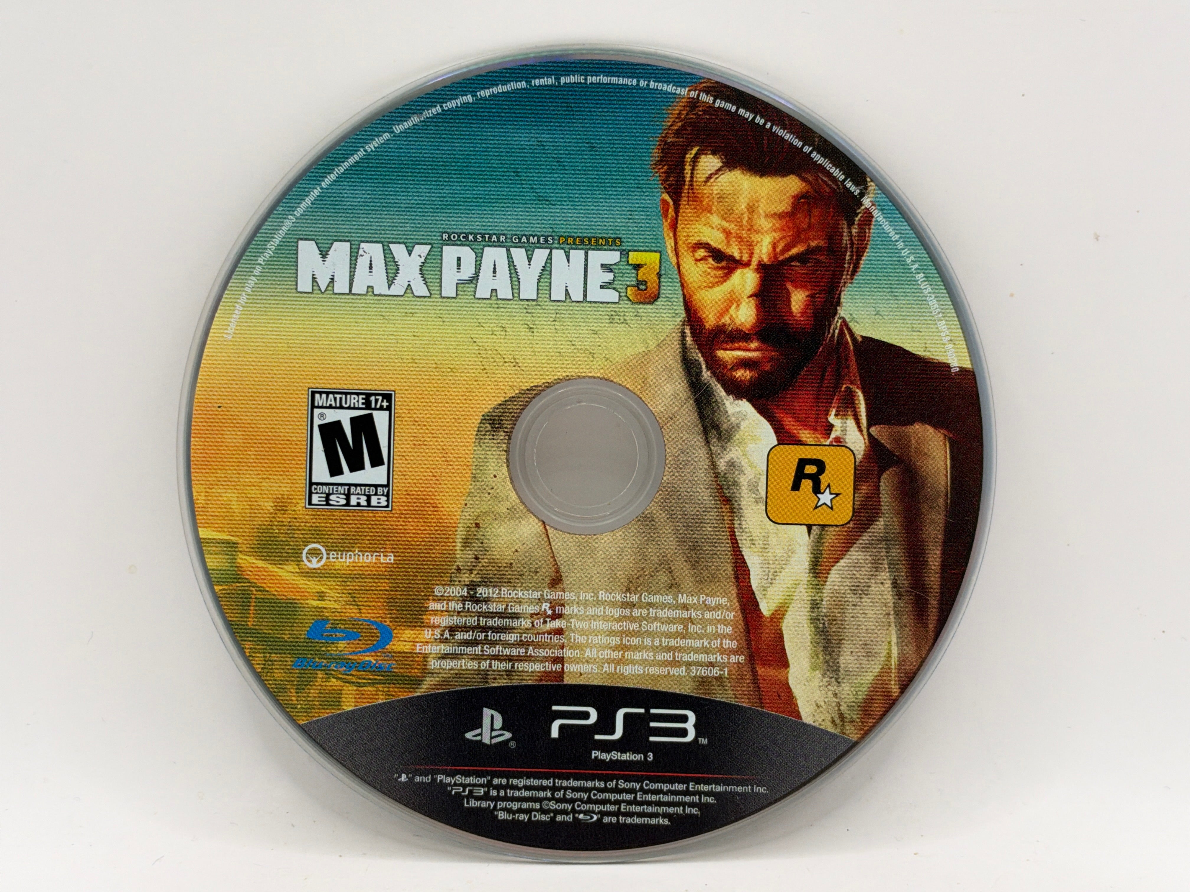 Max Payne 3 CL01 (Disc Only) Playstation 3