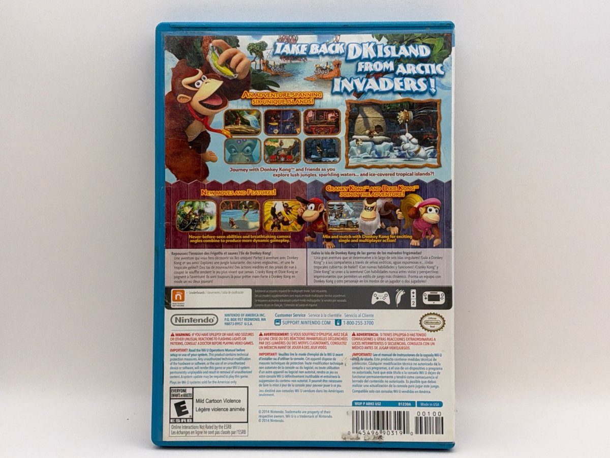 Donkey Kong Country: Tropical Freeze CL02 (CIB) Nintendo Wii U