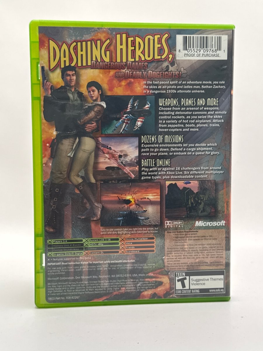Crimson Skies CL04 (CIB) Original Xbox