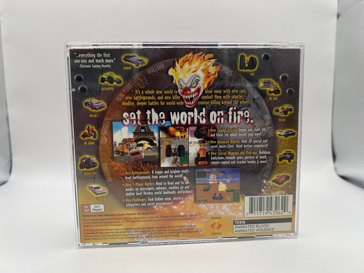 Twisted Metal 2 CL01 (CIB) Playstation One
