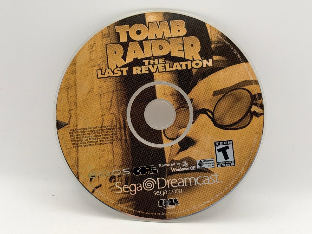Tomb Raider Last Revelation CL01 (Disc Only) Sega Dreamcast