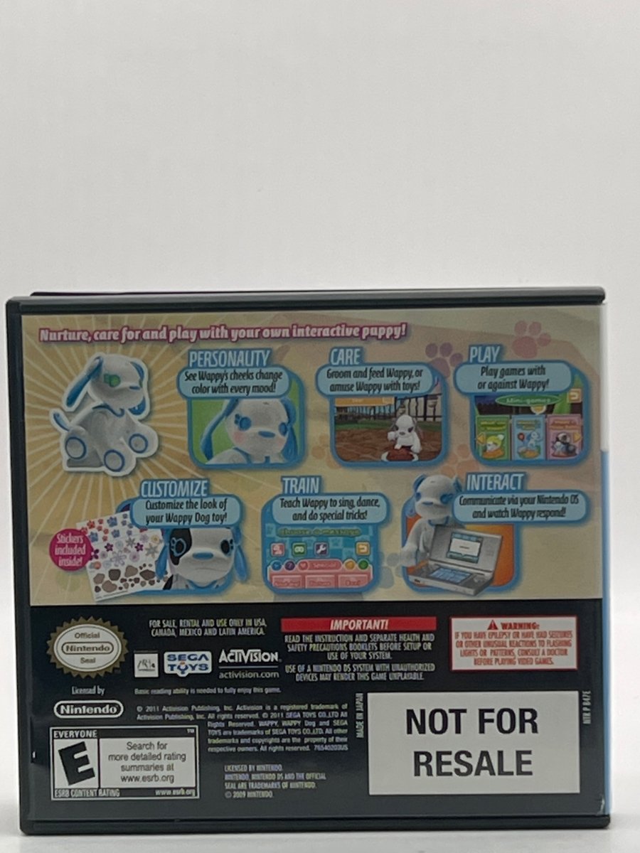 Wappy Dog [Without Toy] CL01 (CIB) Nintendo DS