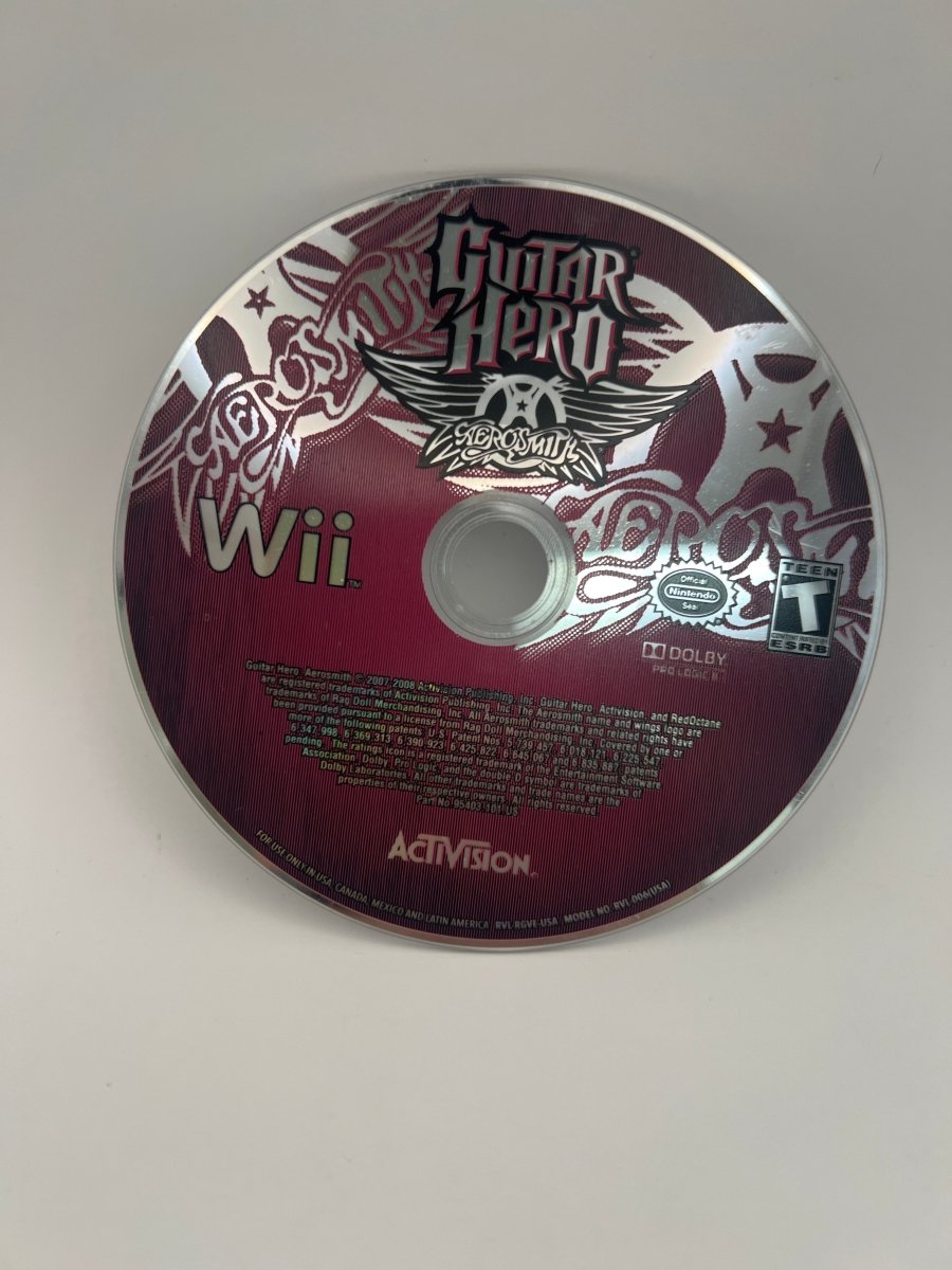 Guitar Hero: Aerosmith CL02 (Disc Only) Nintendo Wii