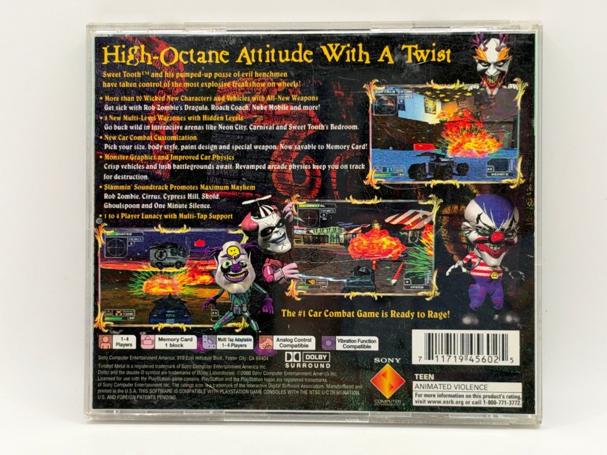 Twisted Metal 4 [Greatest Hits] CL01 (CIB) Playstation One