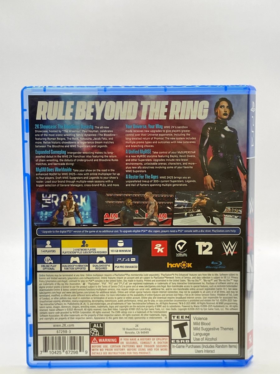 WWE 2K25 CL01 (CIB) PlayStation 4