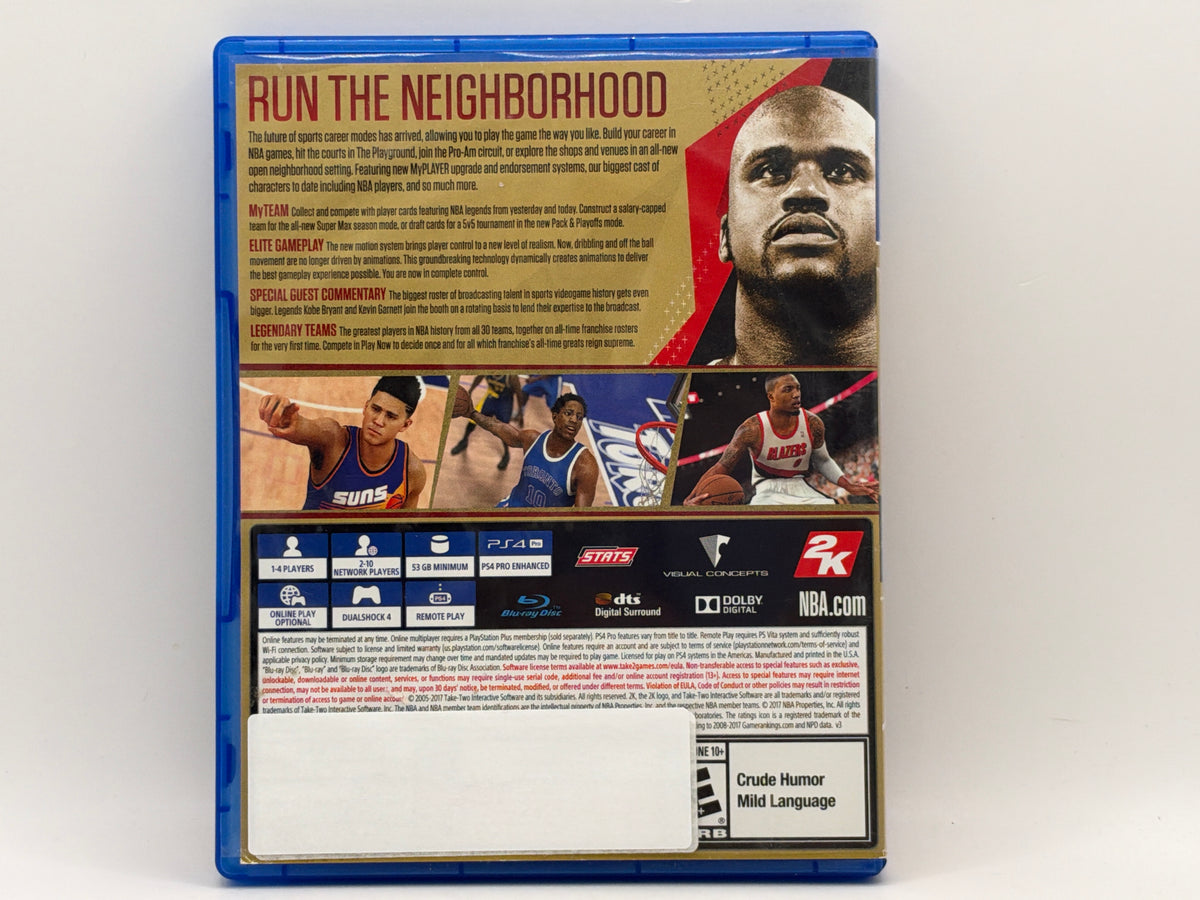NBA 2K18 [Legend Edition Gold] CL01 (CIB) PlayStation 4