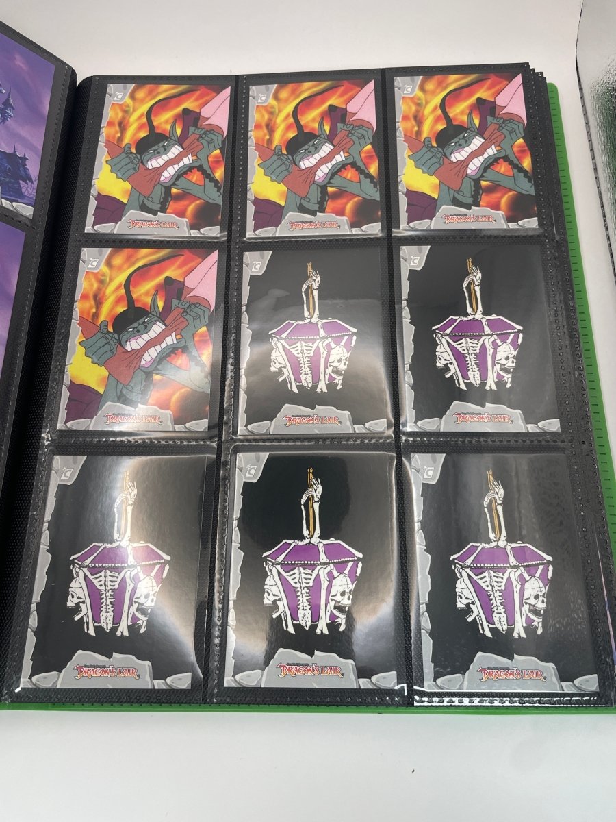Fleer 1983 & 2024 Cardsmith Dragon's Lair Scratch Off Cards & Stickers Lot