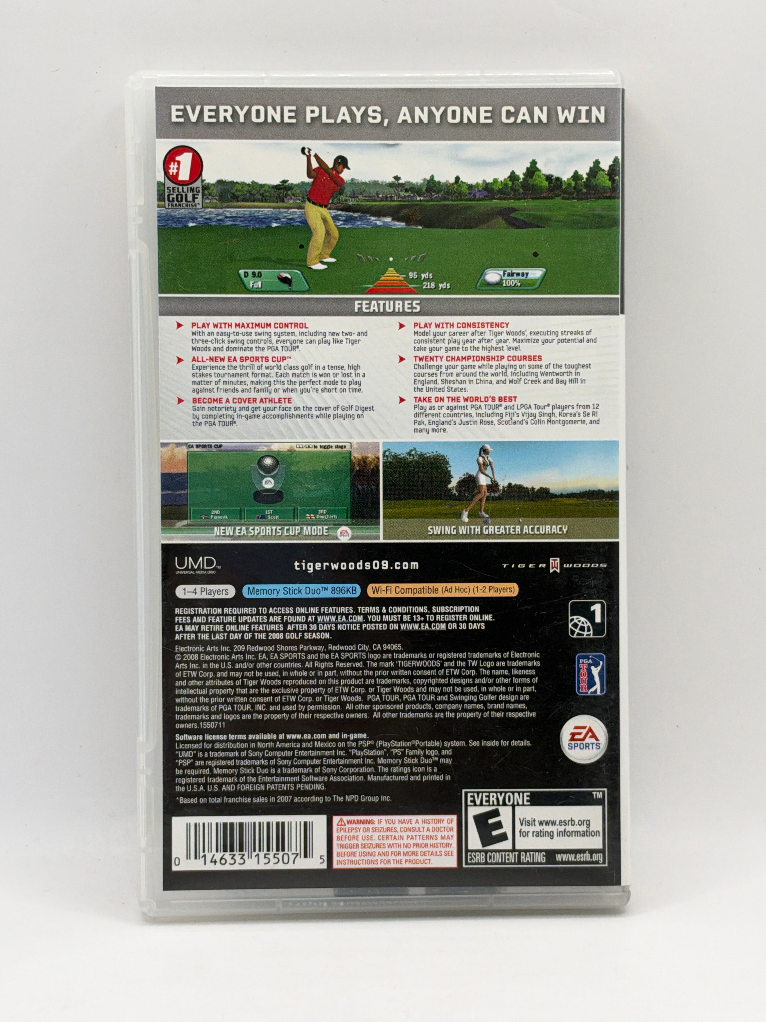 Tiger Woods 2009 CL01 (CIB) PSP