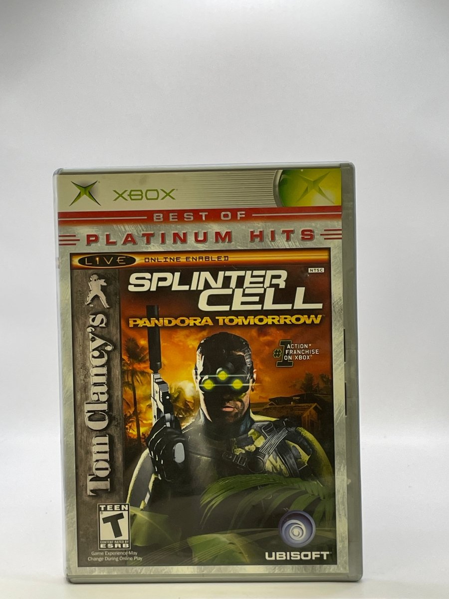 Splinter Cell Pandora Tomorrow [Best of Platinum Hits] Xbox CL01 (CIB) Original Xbox