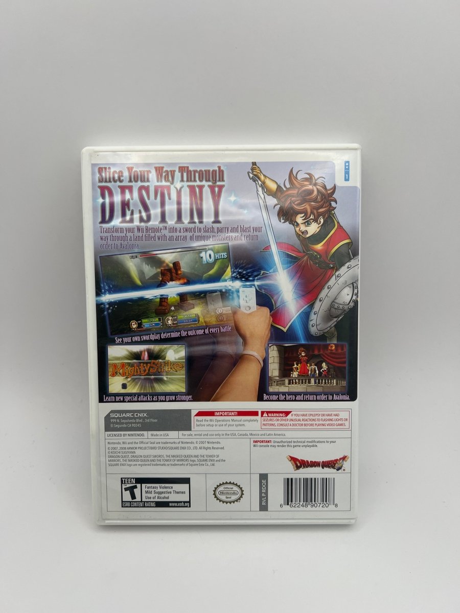 Dragon Quest Swords The Masked Queen and the Tower of Mirrors CL01 (CIB) Nintendo Wii