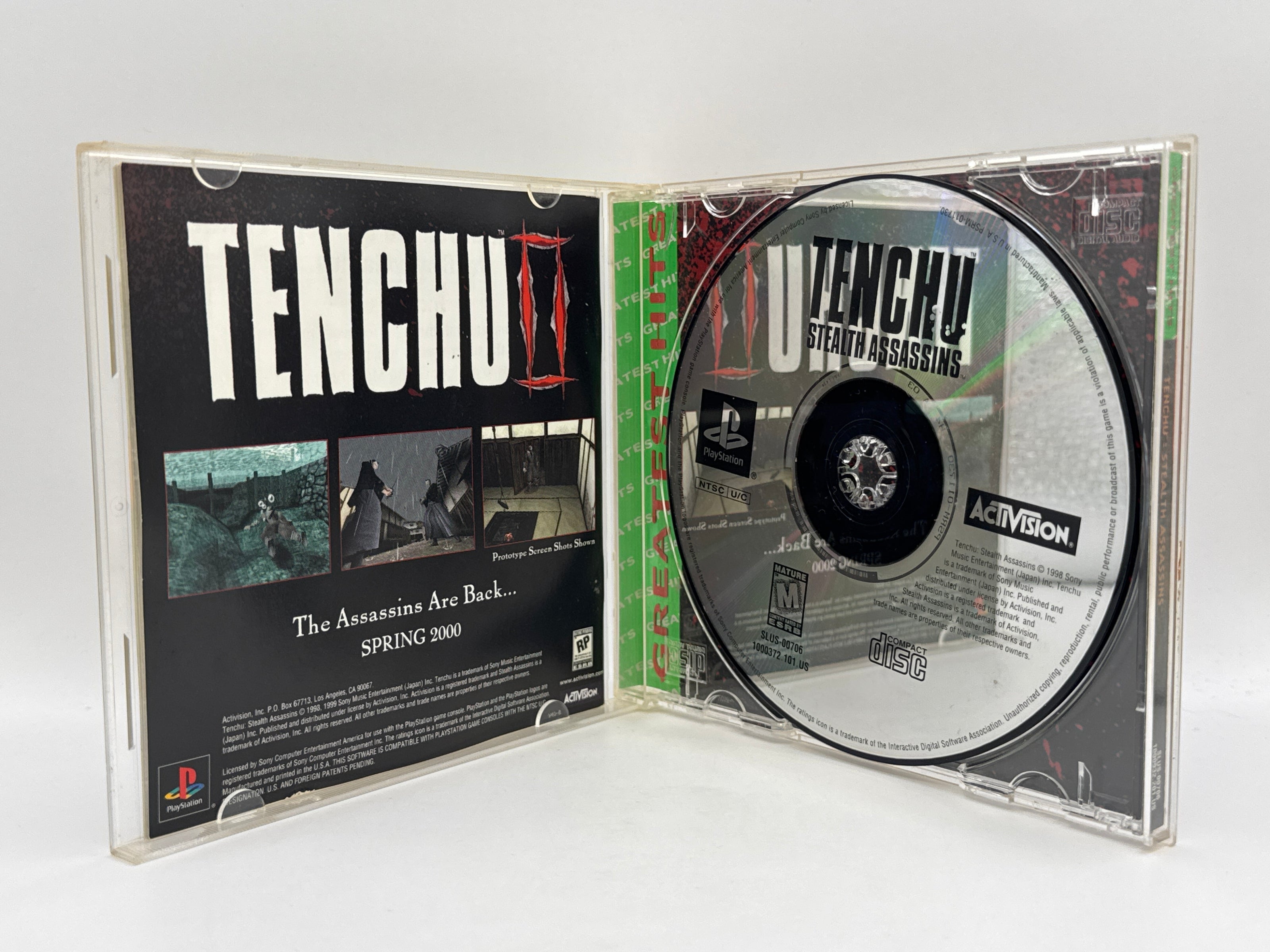Tenchu: Stealth Assassins Greatest Hits CL01 (CIB) PlayStation One