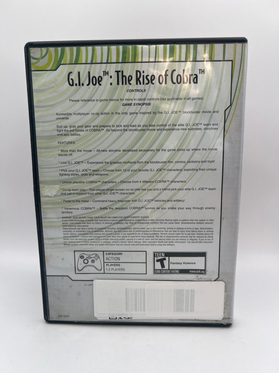 G.I. Joe: The Rise of Cobra CL02 (CIB) Xbox 360