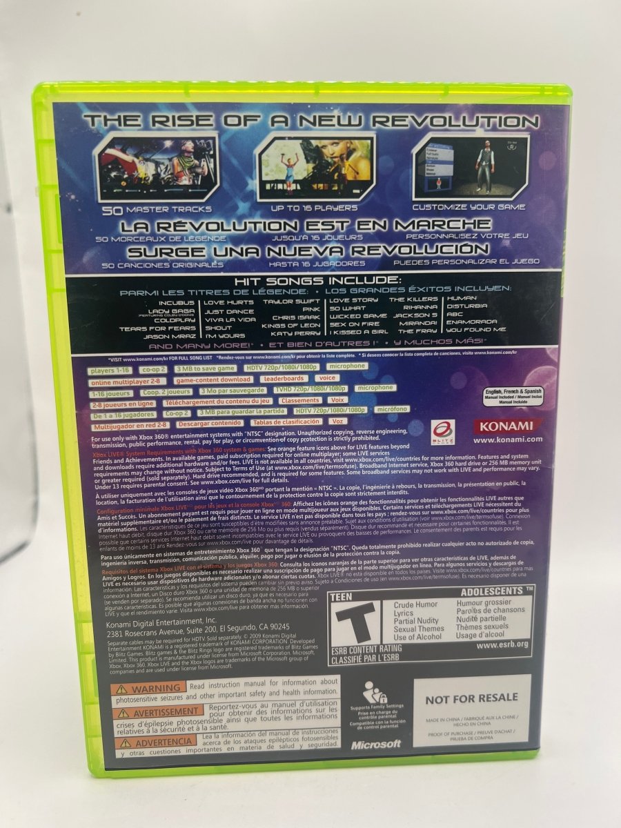 Karaoke Revolution CL01 (CIB) Xbox 360