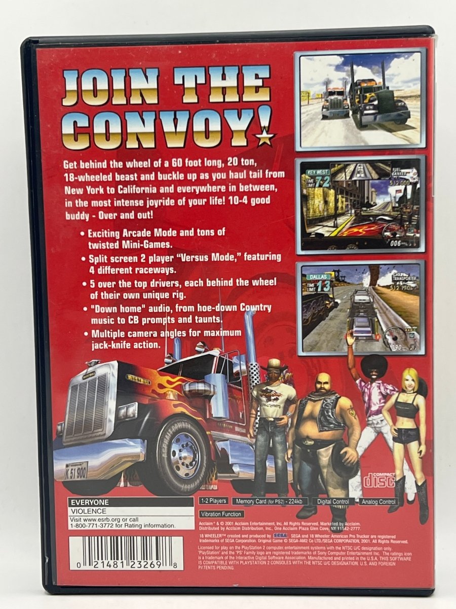 18 Wheeler American Pro Trucker CL02 (CIB) PlayStation 2
