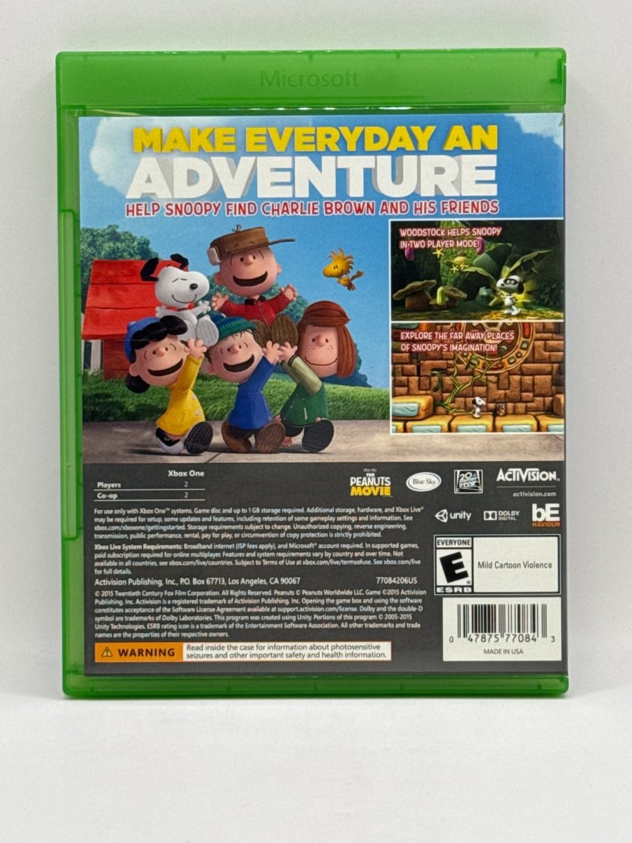 Snoopy’s Grand Adventure CL01 (CIB) Xbox One