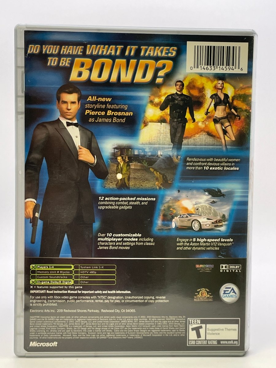 007 Nightfire [Platinum Hits] CL01 (CIB) Original Xbox
