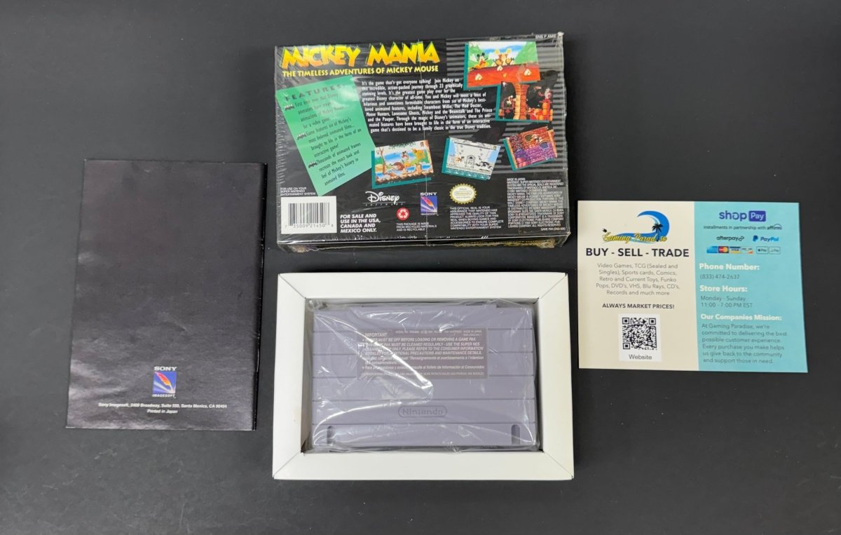 Mickey Mania Super Nintendo CL 01