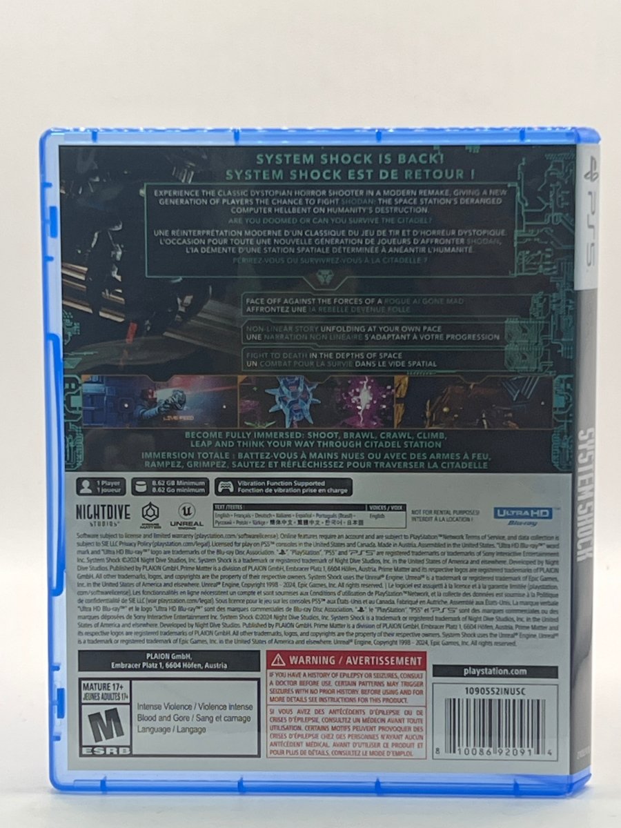 System Shock CL01 (CIB) PlayStation 5