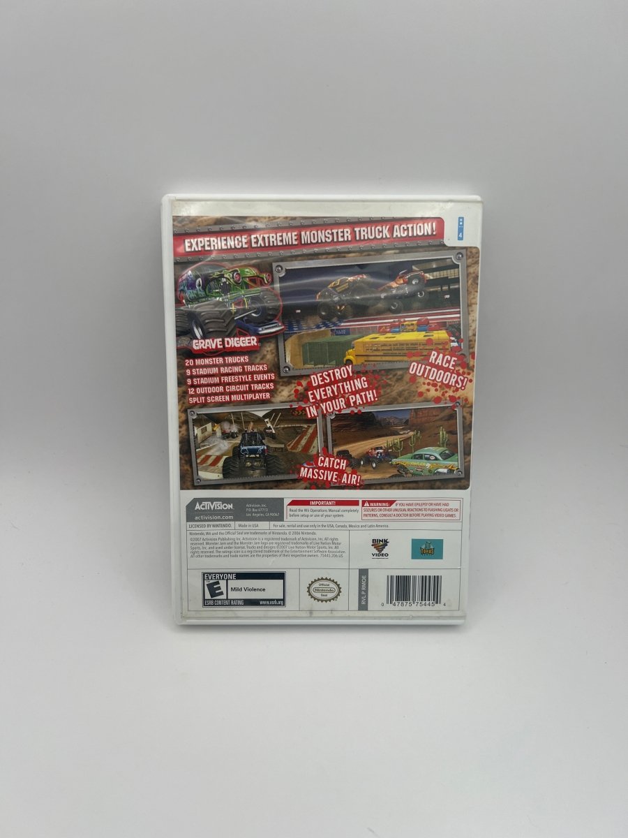 Monster Jam CL01 (CIB) Nintendo Wii