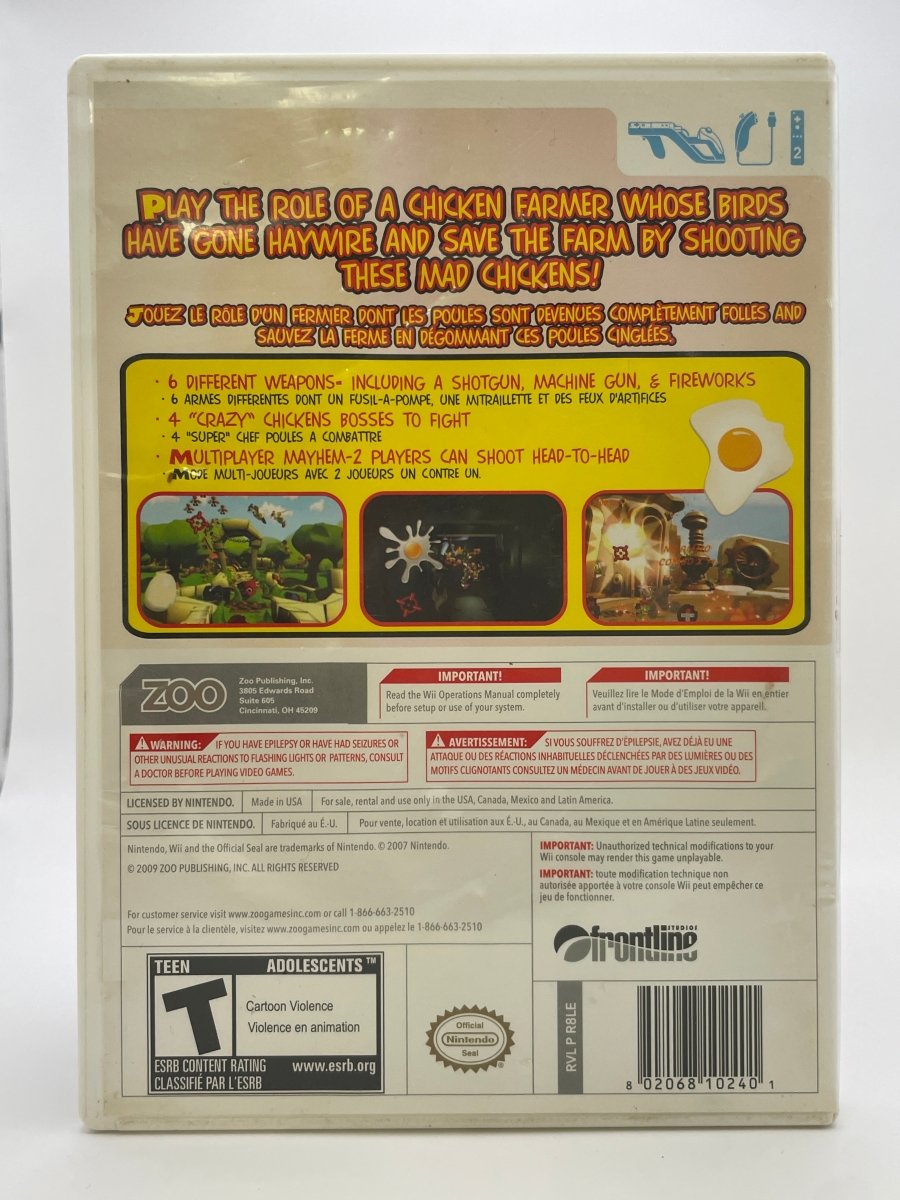 Chicken Blaster CL01 (CIB) Nintendo Wii
