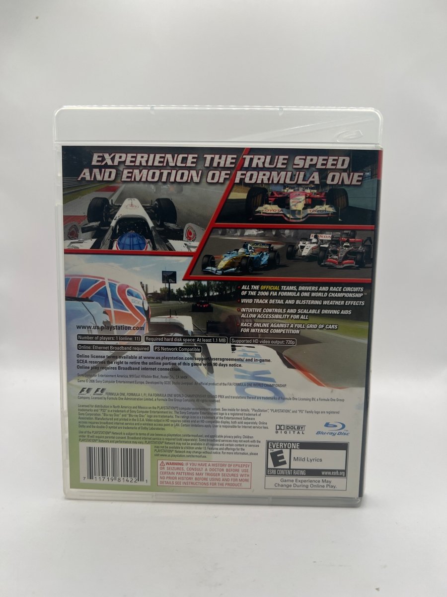 F1 Championship Edition CL02 (CIB) Playstation 3