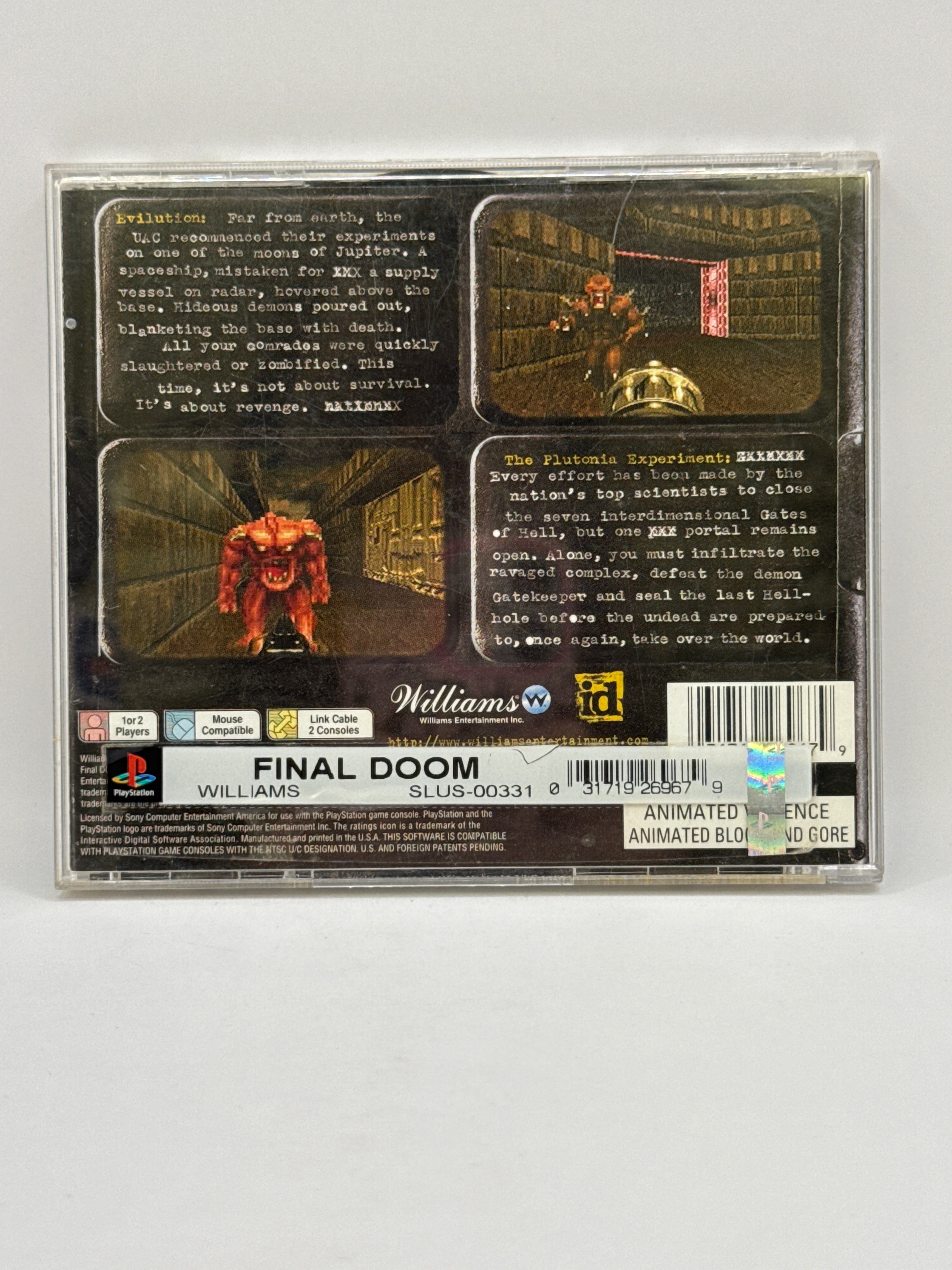 Final Doom CL01 (CIB) PlayStation One
