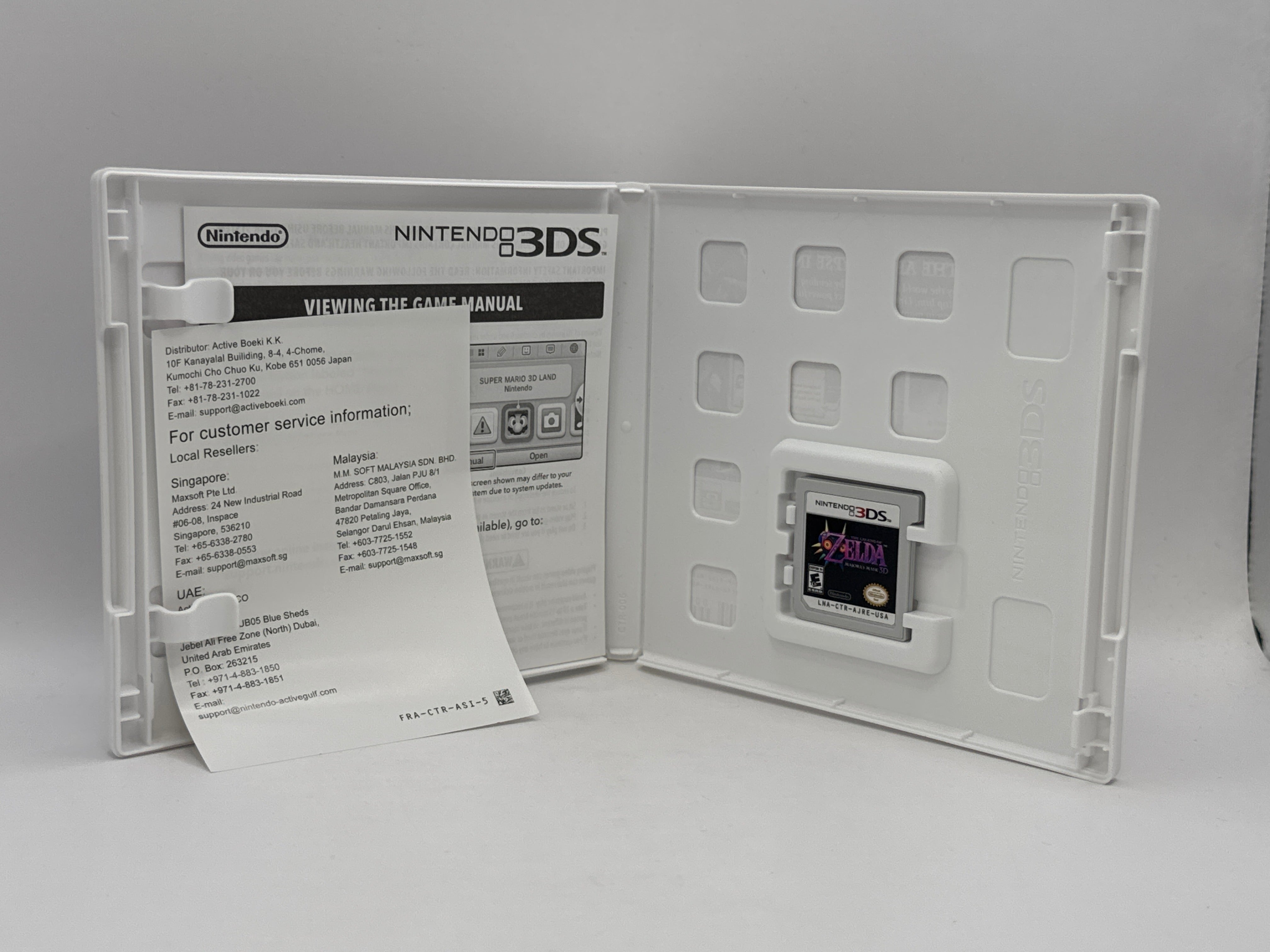 Zelda Majora's Mask 3D CL01 (CIB) Nintendo 3DS