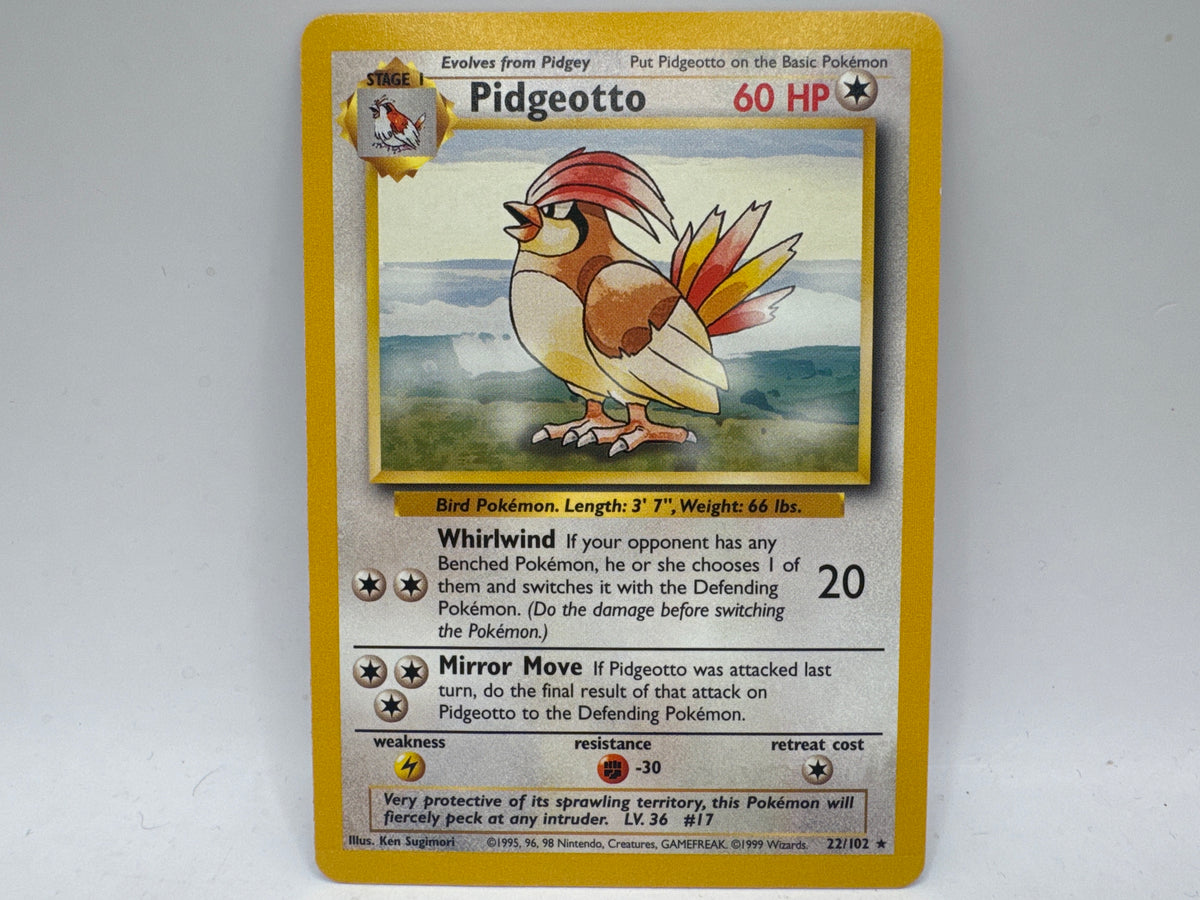 Pidgeotto 022/102 (LP) CL01 Pokemon