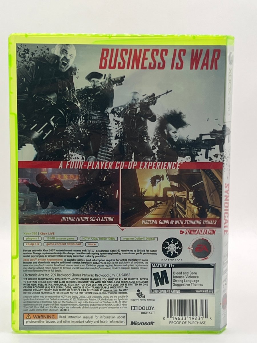 Syndicate CL01 (CIB) Xbox 360