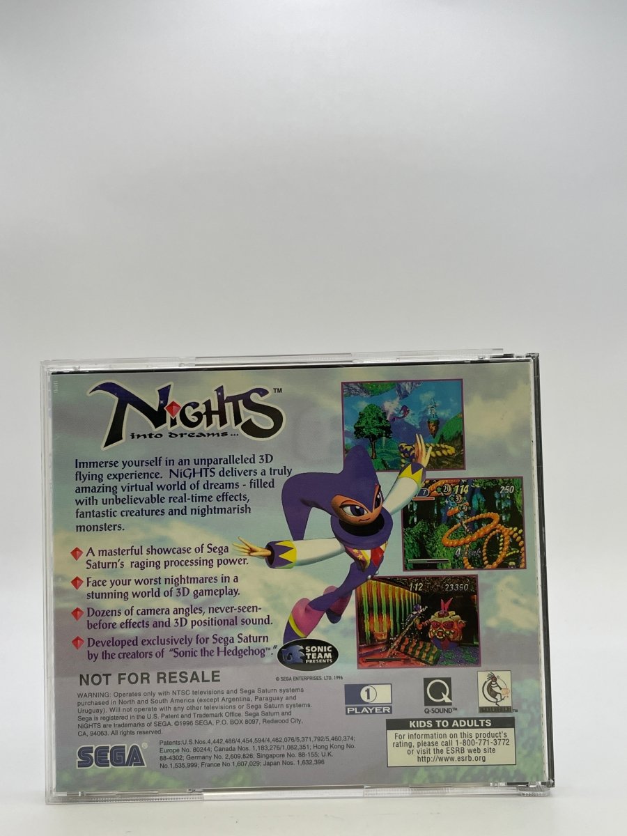 Nights into Dreams CL01 (CIB) Sega Saturn