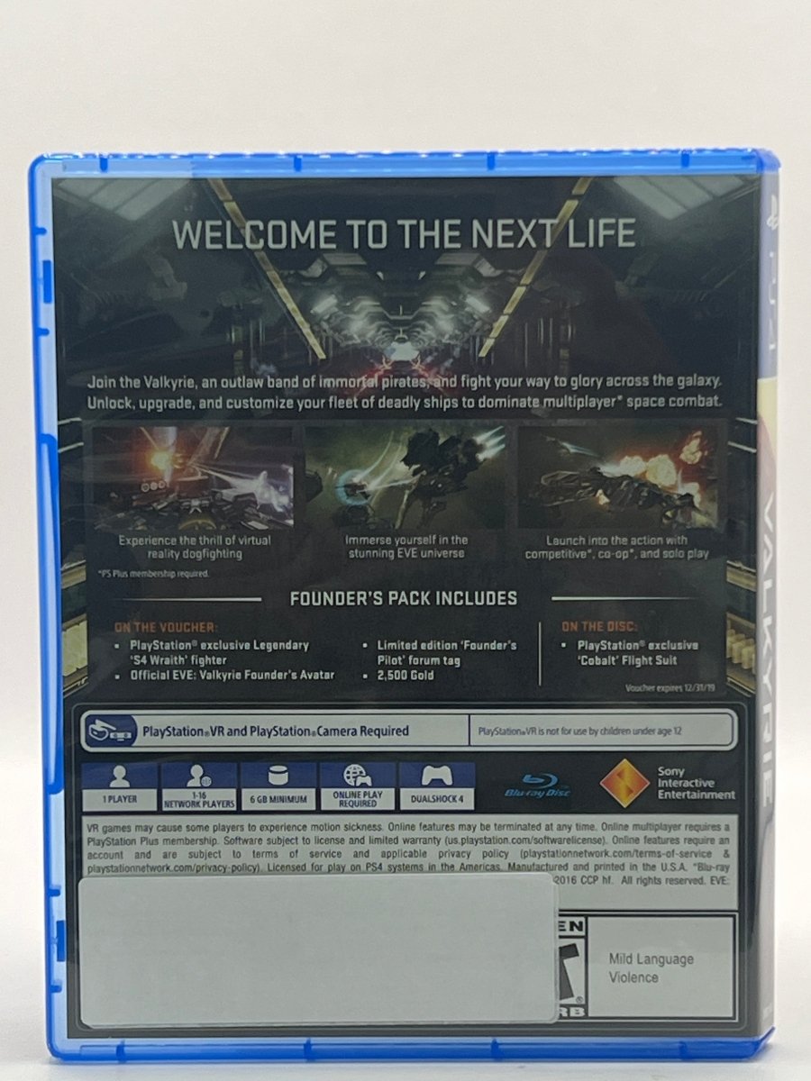 EVE: Valkyrie VR CL01 (CIB) PlayStation 4