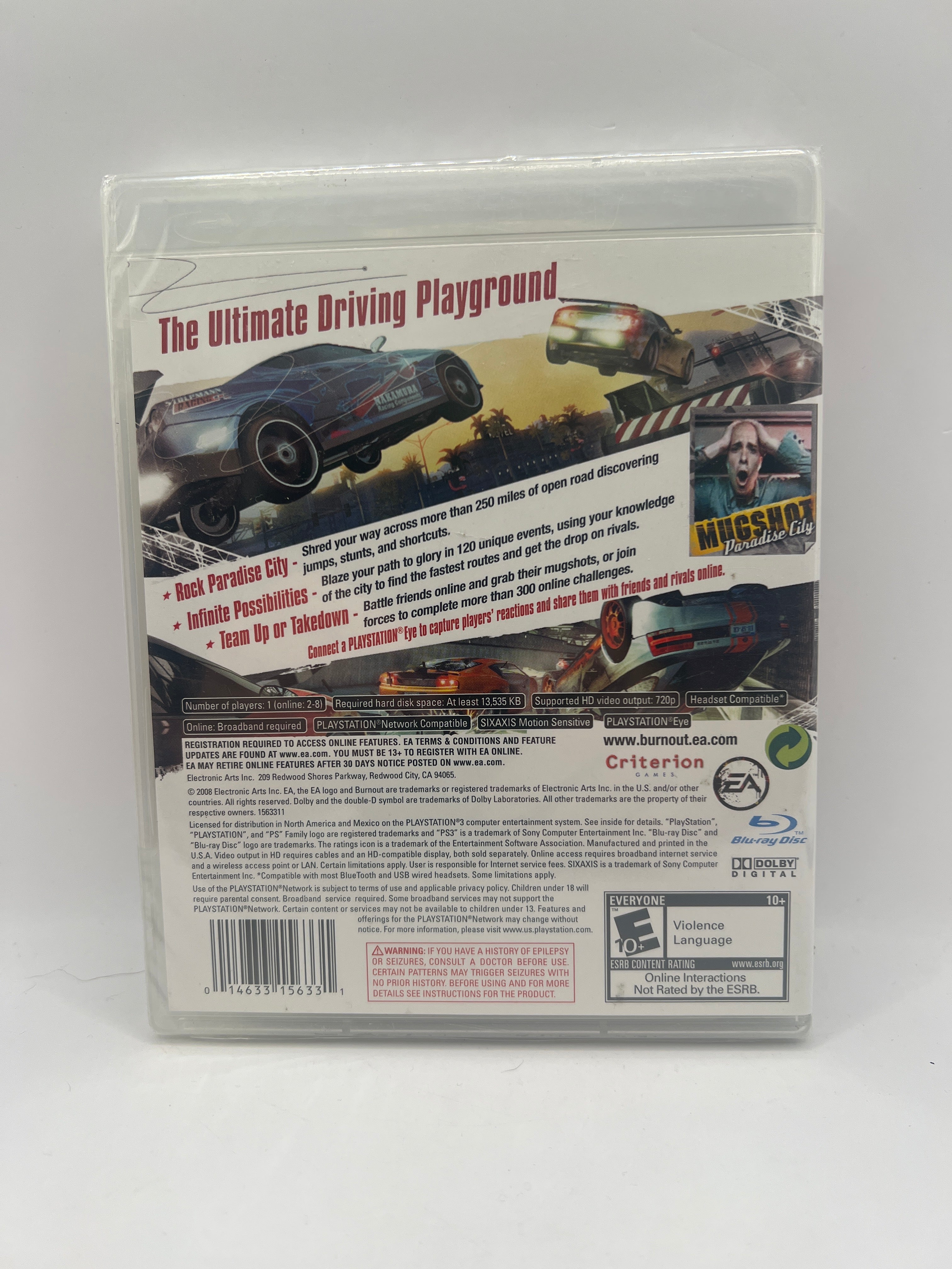 Burnout Paradise CL01 (NEW) Playstation 3