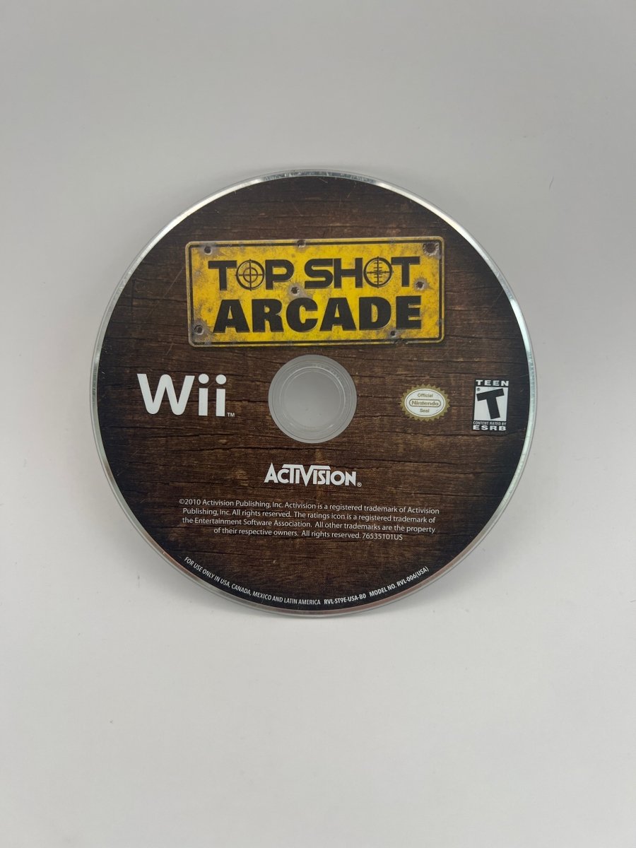 Top Shot Arcade CL01 (Disc Only) Nintendo Wii