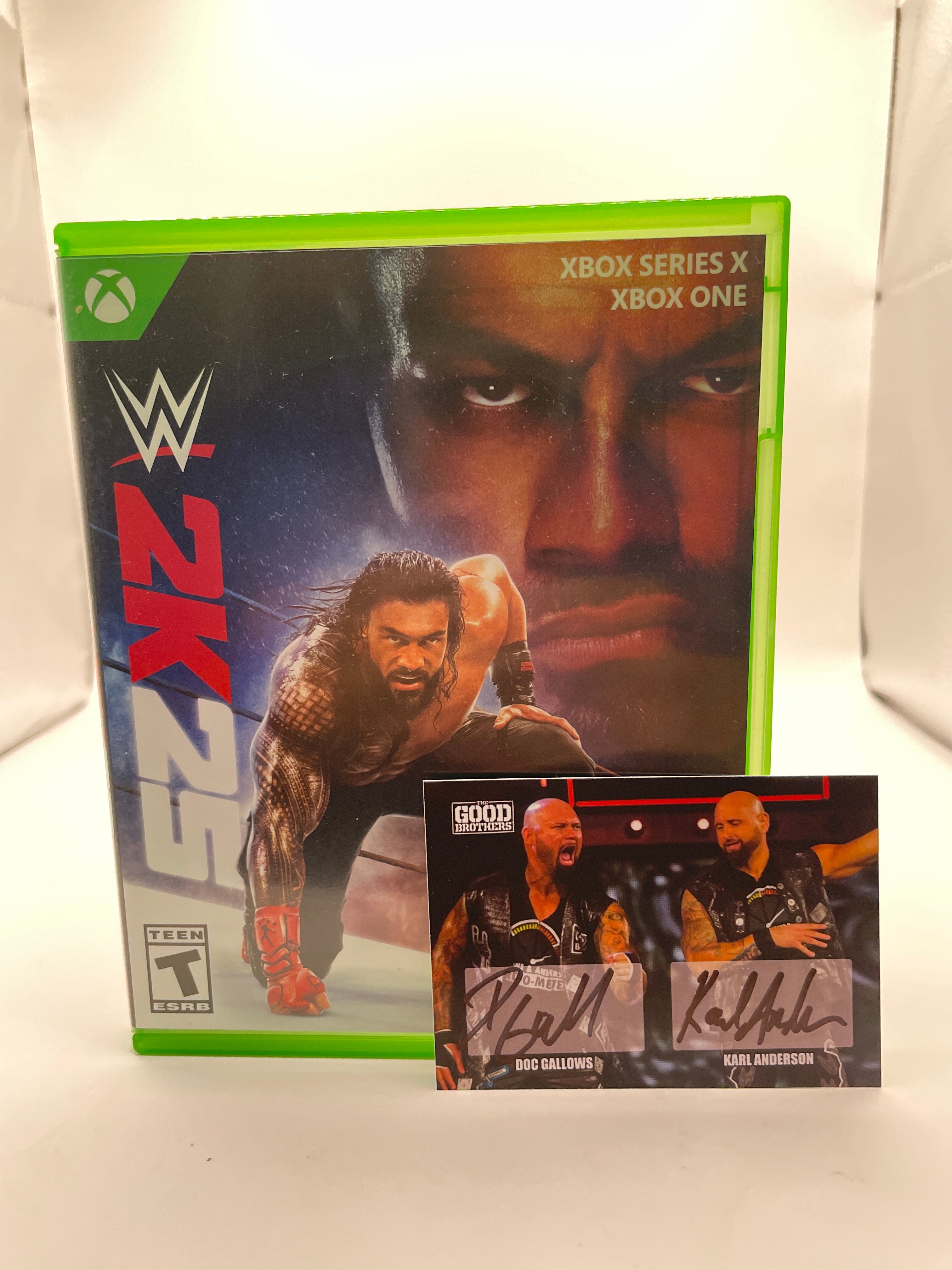 WWE 2K25 SIGNED ON DISC/LIMITED EDITION CARD DOC GALLOWS/KARL ANDERSON CL03 (CIB) Xbox Series X