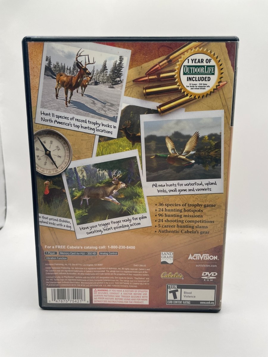 Cabela's Trophy Bucks CL01 (CIB) PlayStation 2