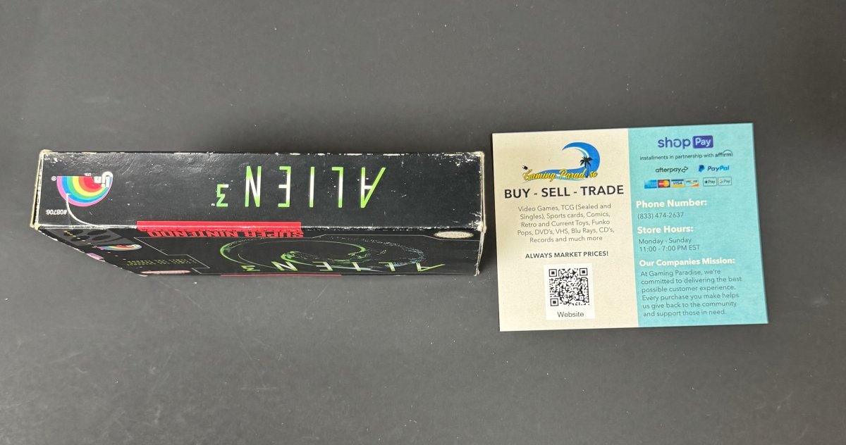 Alien 3 Super Nintendo CL 01