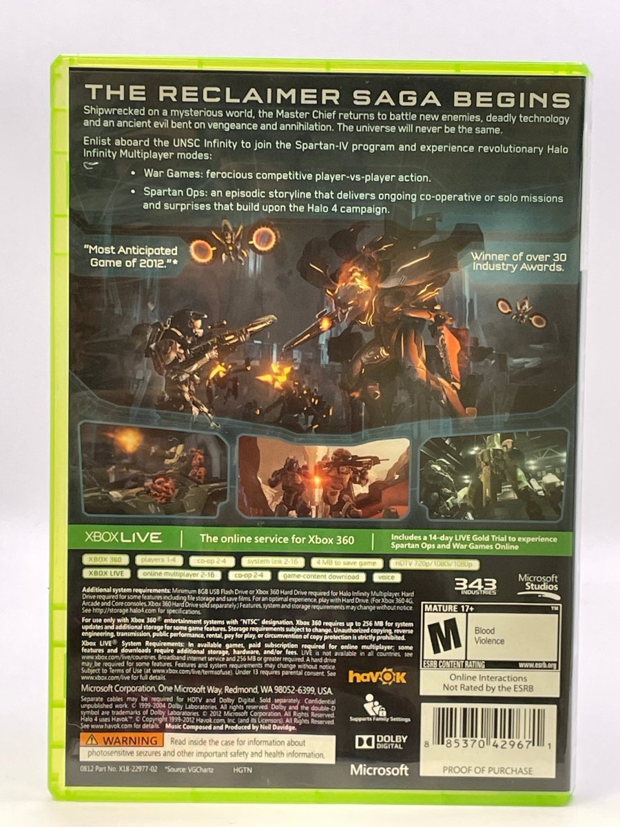 Halo 4 CL16 (CIB) Xbox 360