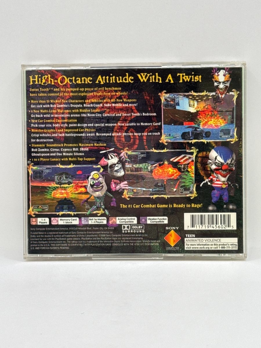 Twisted Metal 4 Greatest Hits CL01 (CIB) PlayStation One