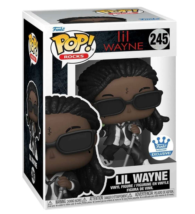 Lil Wayne: Lil Wayne #245 (Funko Exclusive)  - With Box - Funko Pop